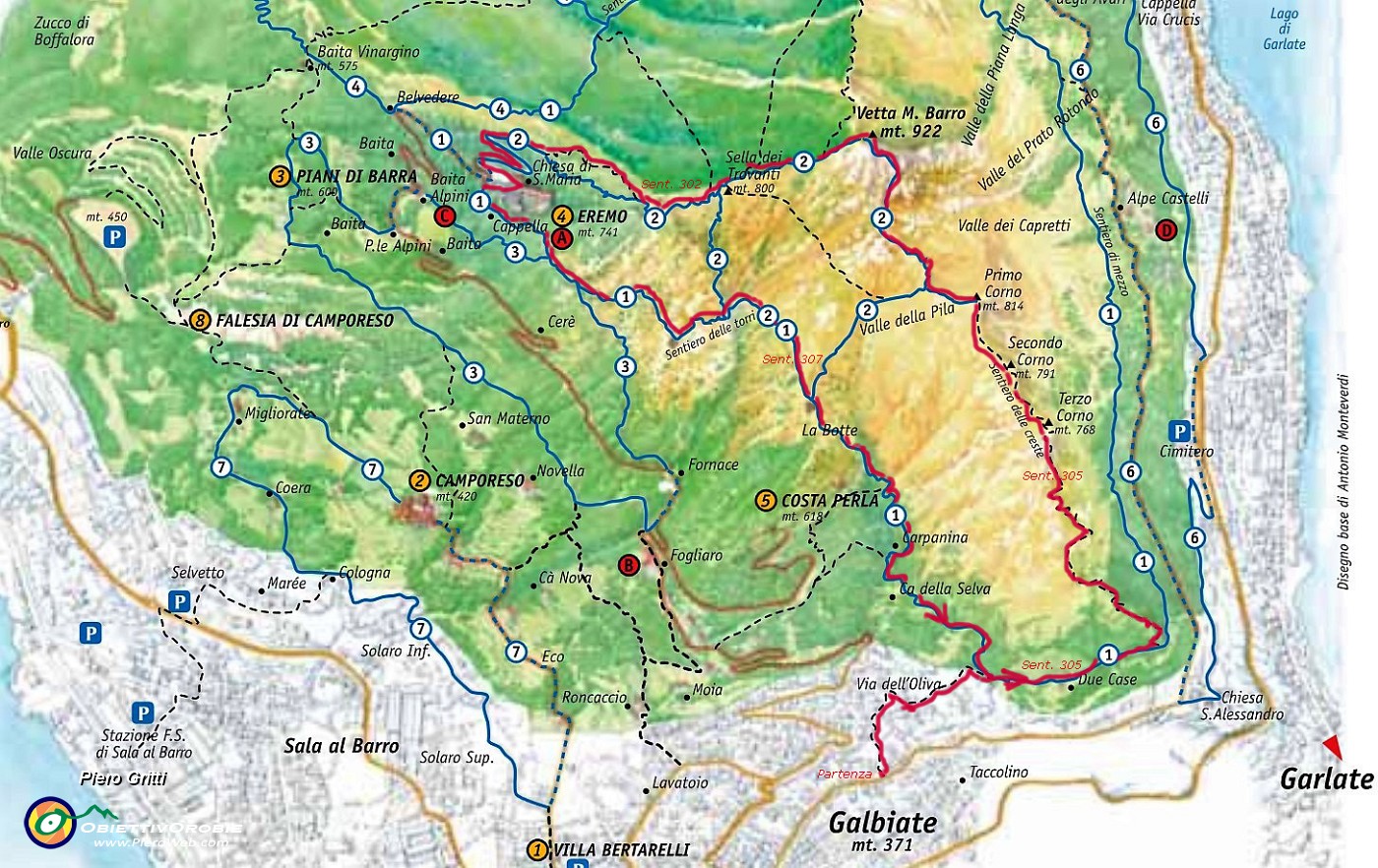 04 Mappa-Monte Barro con tracciato percorso ad anello compiuto.jpg